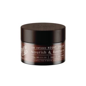 EthicaCBD cosmetics jar of Night Creme