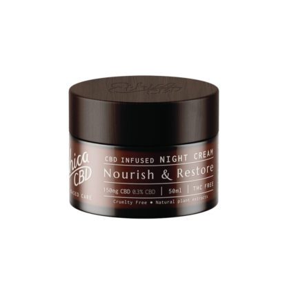 EthicaCBD cosmetics jar of Night Creme