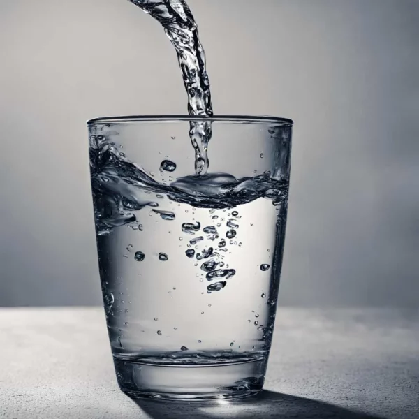 Water Glass to illustrate staying hydrated